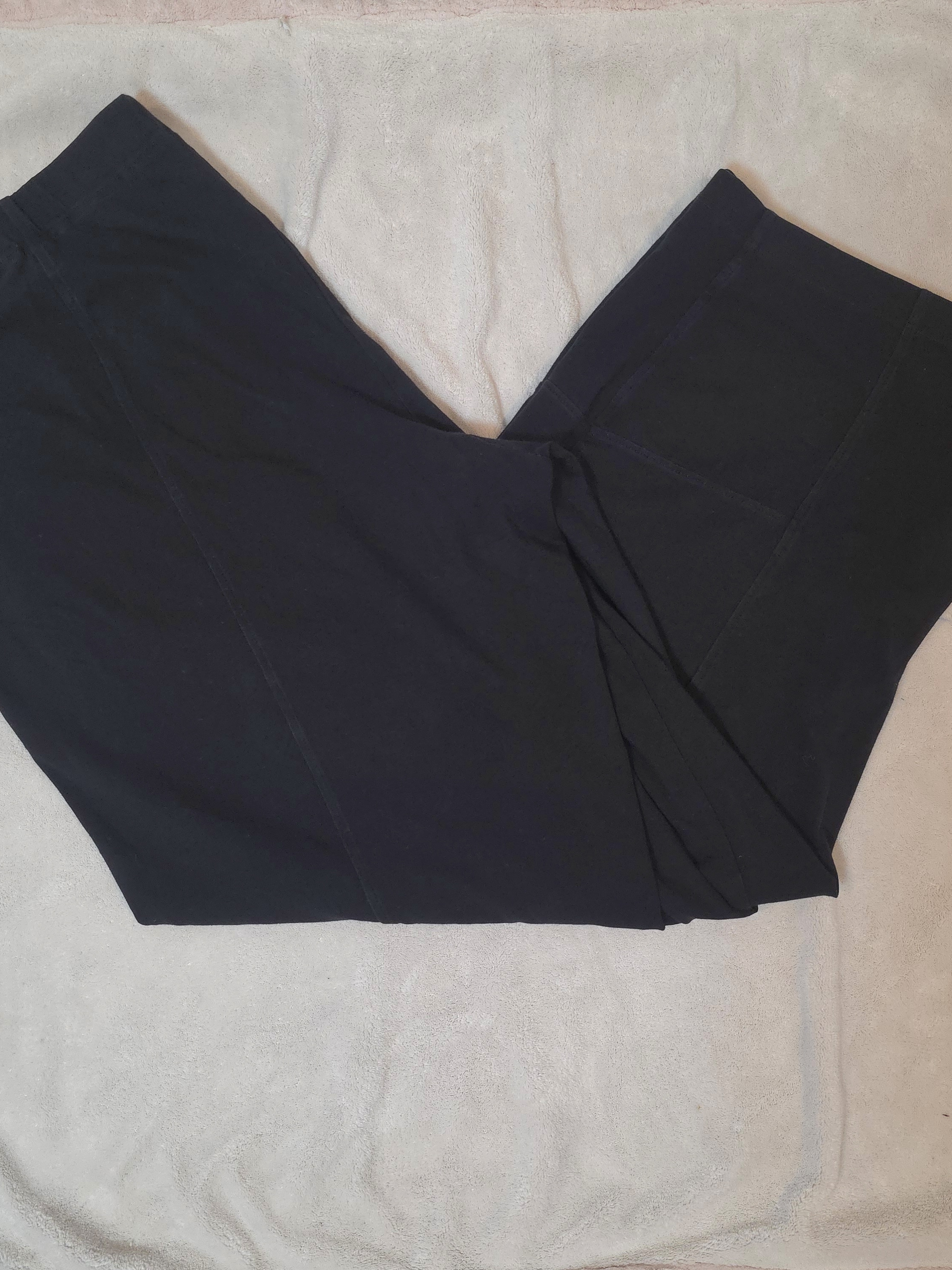 Eileen Fisher Black Wide-Leg Pants Sz M/M